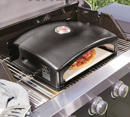 Hot Sales 16 Inch Multi Fuel Black Outdoor Portable Wood Fired Mini Pizza Oven Grill with Thermometer