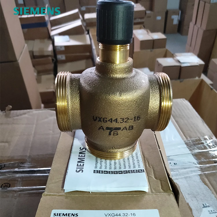 Siemens VXG44.15-1 3-портовые седельные клапаны PN16 с внешними резьбовыми соединениями