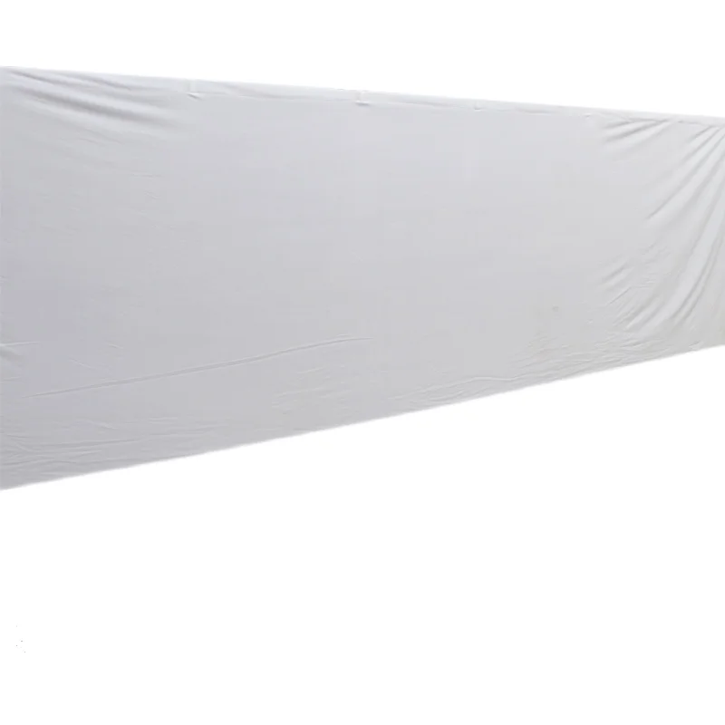 Chinese wedding ceiling voile auditorium stage top decoration purdah milk silk red elastic fabric