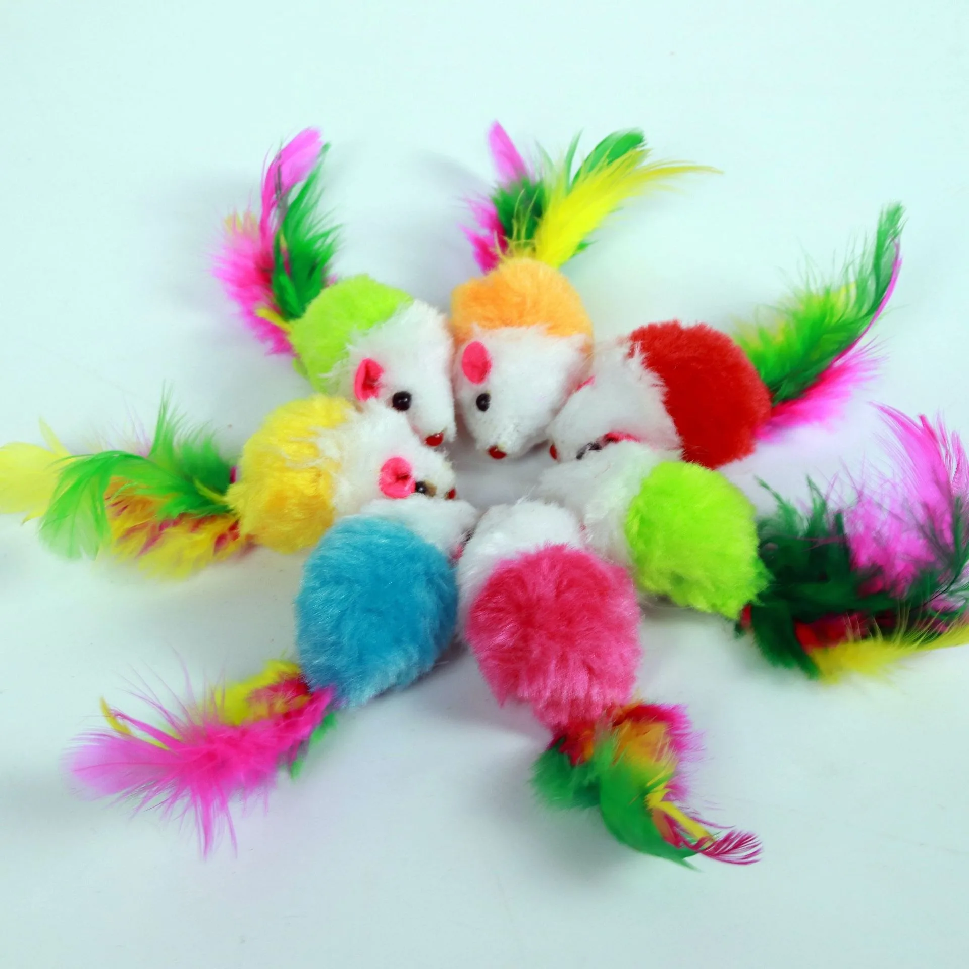 JOYPET Spot Wholesale Pet Products Cat Toys Cage Mouse 6cm Color Iron Ball Cage Mouse