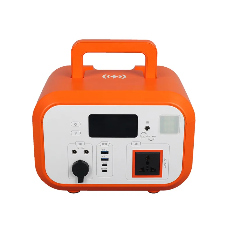 600W Mobile Power LiFePo4 Battery Inverter Photovoltaic Charging Portable Power Supply Engergy System with USB 220V Power Bank