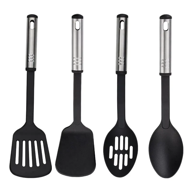 Hot Selling Products In Stock New Silicone Nylon Kitchenware 25 Pieces Set Spot Kitchen Tools Cooking Spoon And Shovel Set