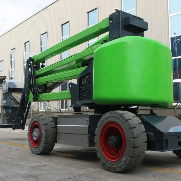 Construction Purpose Electric Boom Lift with Working Height 9m 11m 12m 14m  16m Best Price for Sale