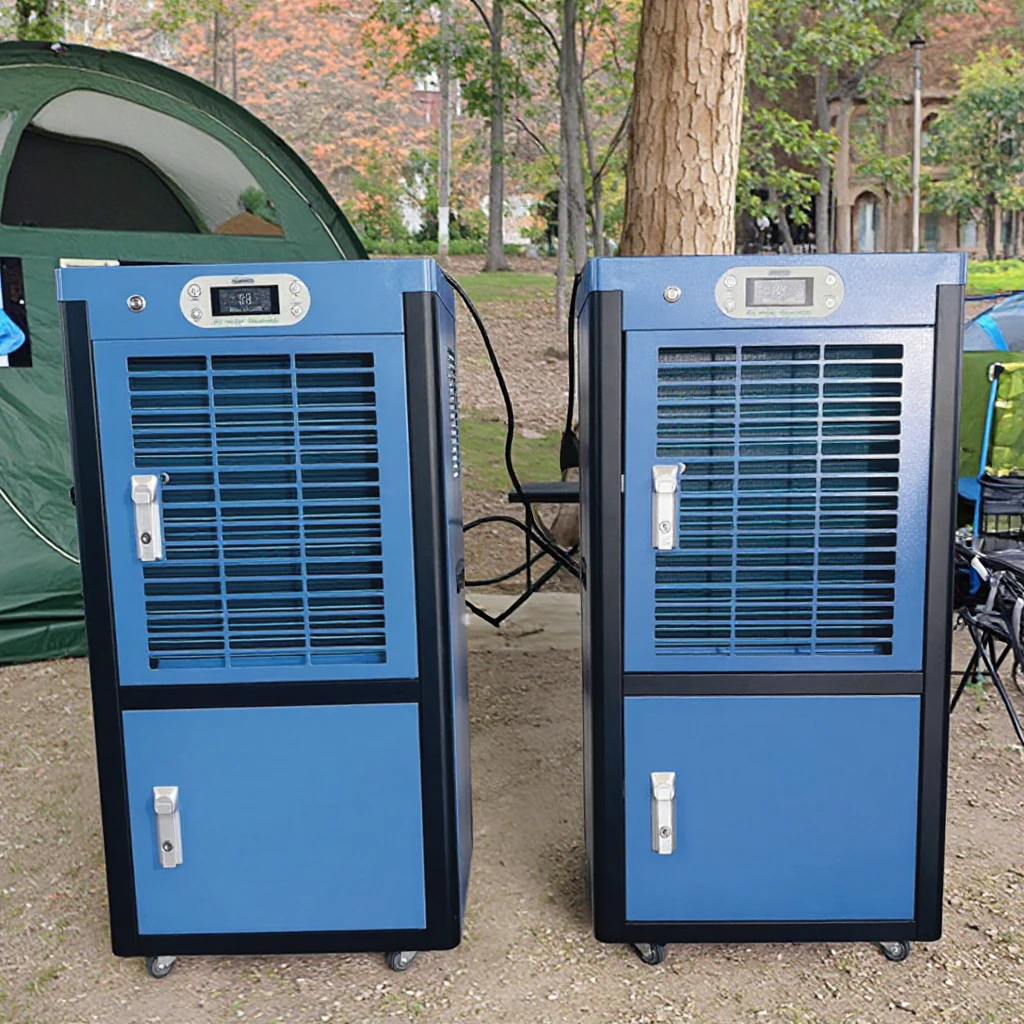 80L/D Stainless Steel Atmospheric Water Generator Electric/Solar/Battery RO Air Water Maker Outdoor Household Hotel Use Hot Cold