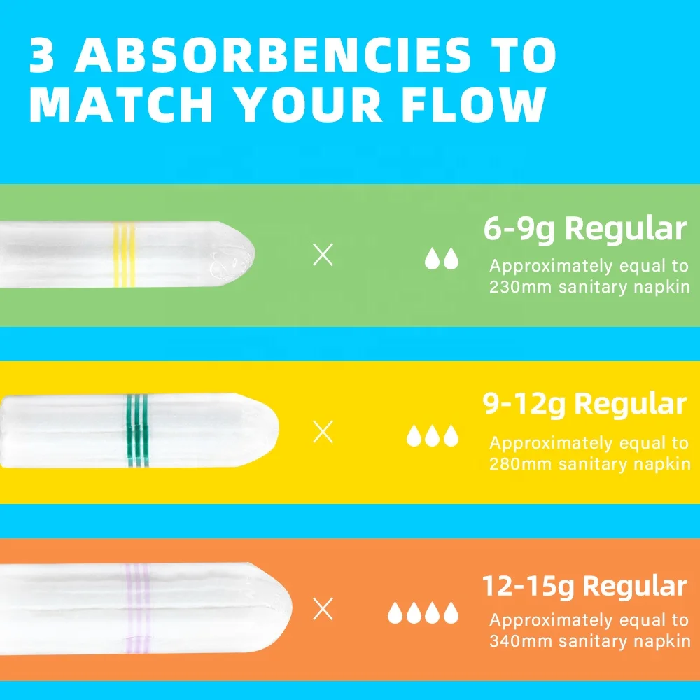Tampon Disposal Professional Convenient Cachet Ovarian Cyst Eco Friendly Organic Cotton Tampon Compression With Applicator 510k