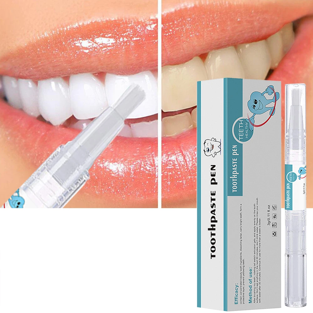 Professional Travel-Friendly Teeth Whitening Pen Whiten Teeth Stain Remover Tooth Whitening Bleaching Pen