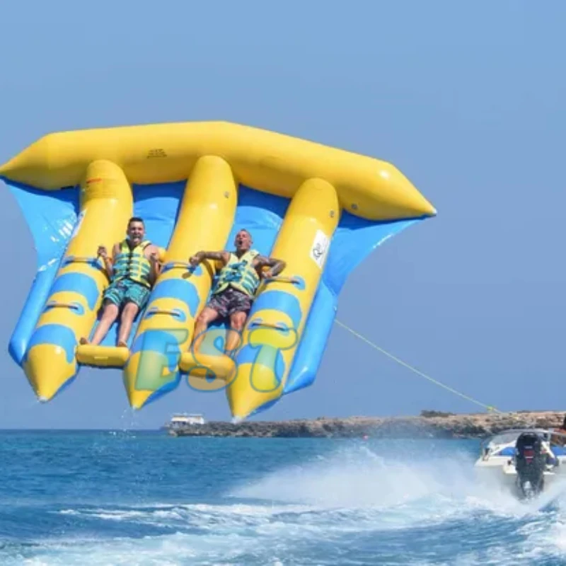 Banana Inflatable Flying Fish Raft Towable Flying Inflatable Water Ski Tube Sled Flying Fish
