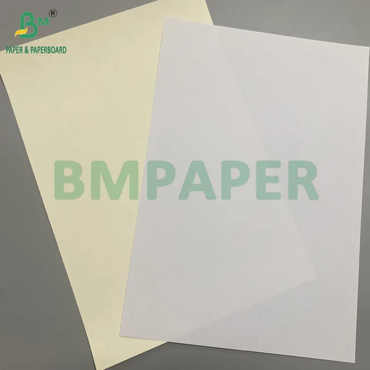 70g 75g Book Paper Sheet Format Uncoated Offset Paper White Cream Color