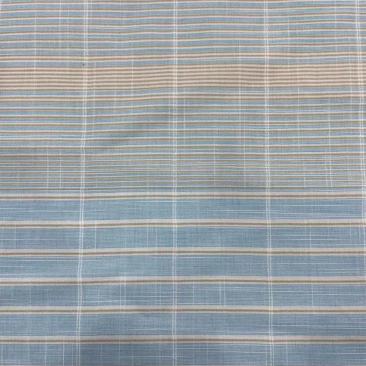  118Gsm Stripes Spandex 100 Cotton Material Fabric Printed For T-Shirt