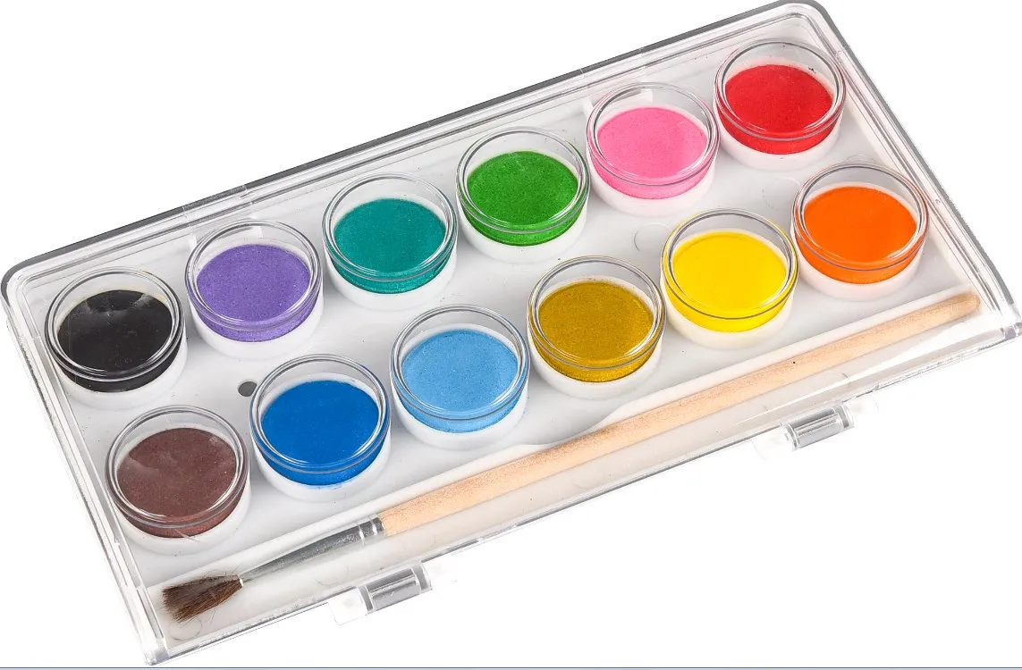 New 12 Colors Art Solid Watercolor Paint Water Color Paint Set For Painting