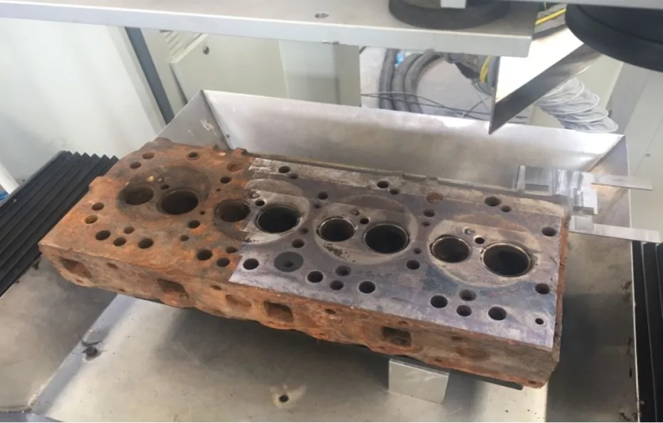 rust removal laser corrosions clean device  inside kit cleaning iron 50w 100W mopa derusting laser cleaning machine