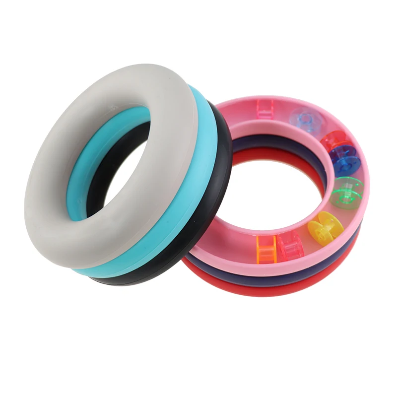 Manufacturers direct sewing machine with spindle storage box spindle rubber ring DIY hand tools multi-color spindle