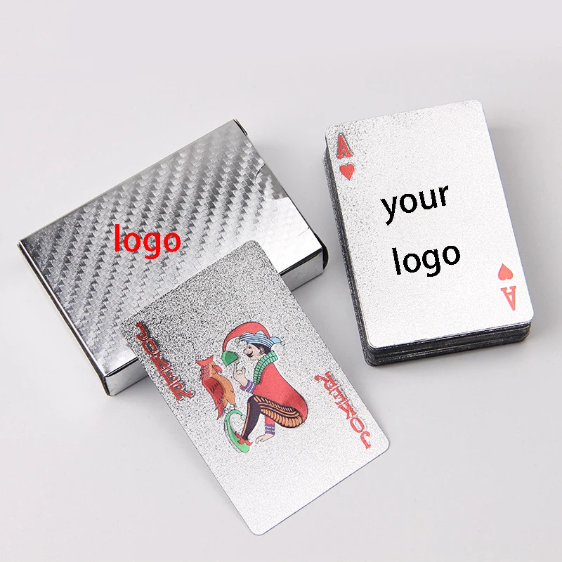 Custom Play Fun Party Game Poker Card Playing Cards Card Game Board Game Custom Printing Waterproof decks gold black blue red