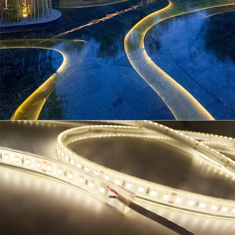 Swimming Pool Strip Lights Ip68 Underwater Led Light Strip 12V Waterproof Submersible Led Strip Light