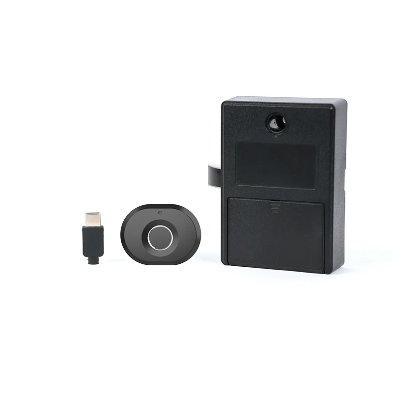 Qidots Keyless Electronic Smart Locks  Mini Biometric Fingerprint Cabinet Drawer Lock
