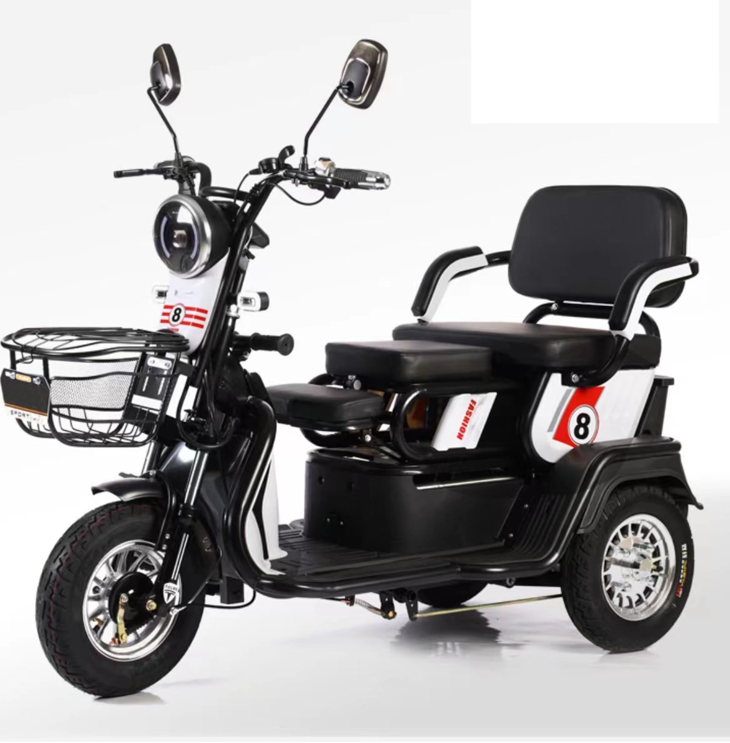 China 2022 New Model 3 Wheels Electric Passenger Tricycles Three Wheel For Adult