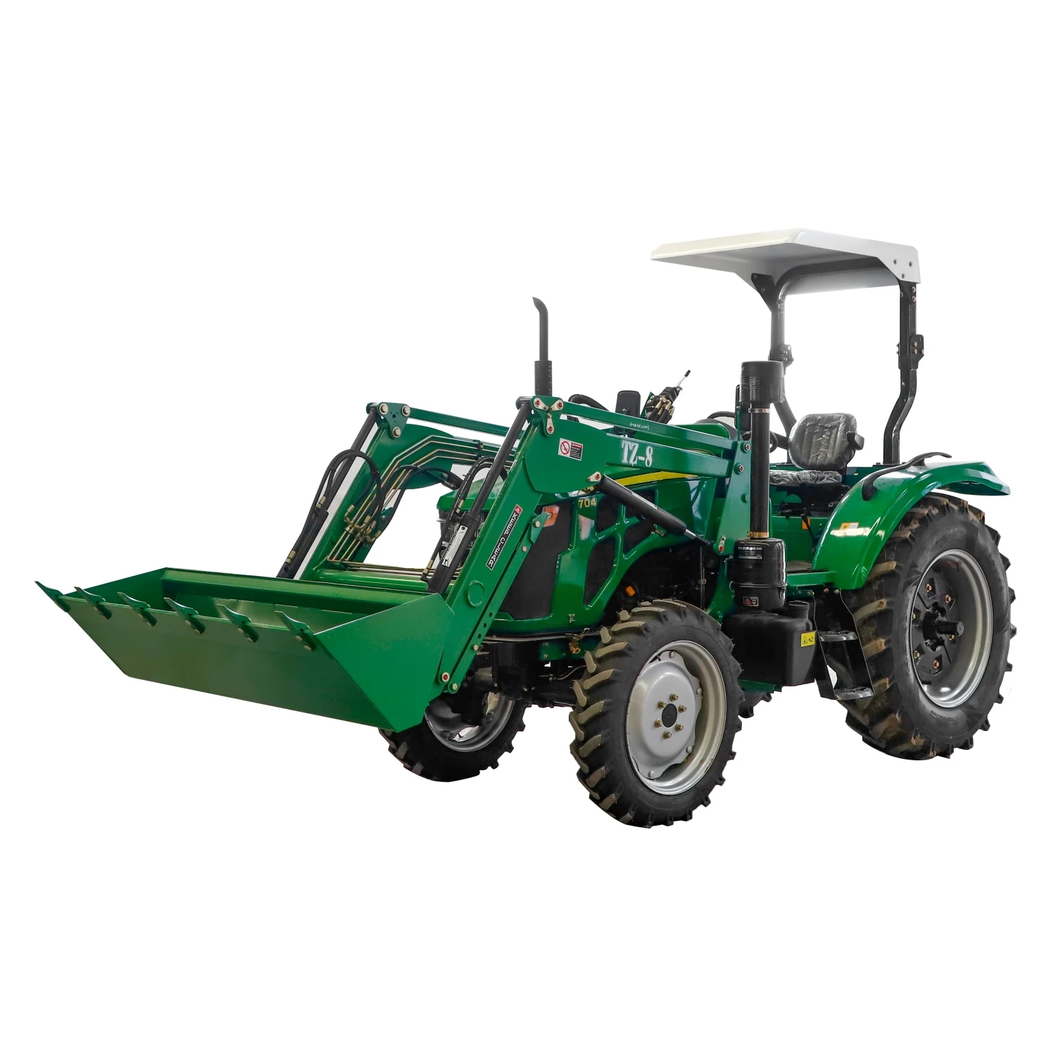 Трактор HUAXIA 4x4 70hp-80hp farmtrac Лучшая цена китайский сельскохозяйственный трактор с фронтальным