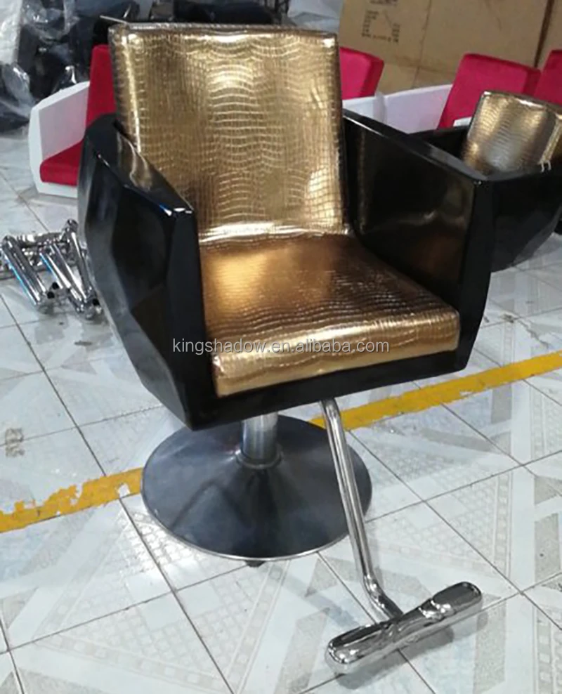 King shadow special crystal barber chairs luxury styling chair hair salon furniture hairdressing chair