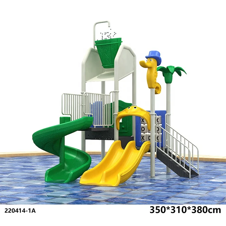 2024 China Manufacture Supply Water Amusement Park Swimming Pool Water Slide Water Playground for kids