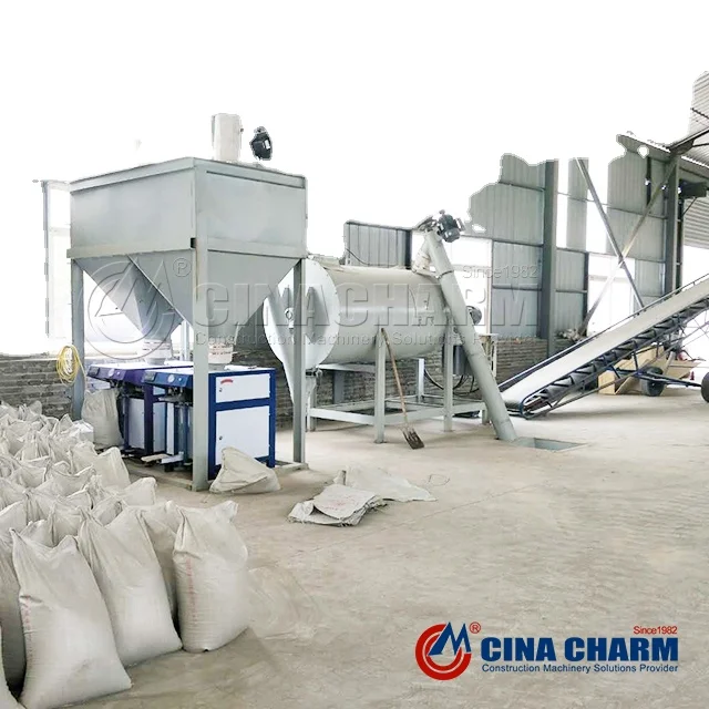 plaster skim coat mix machine 5tph Dry Mortar Production Line