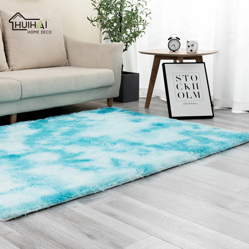 Пушистые ворсистые коврики для спальни ворсистый ковер плюшевый гостиной пушистый детской комнаты