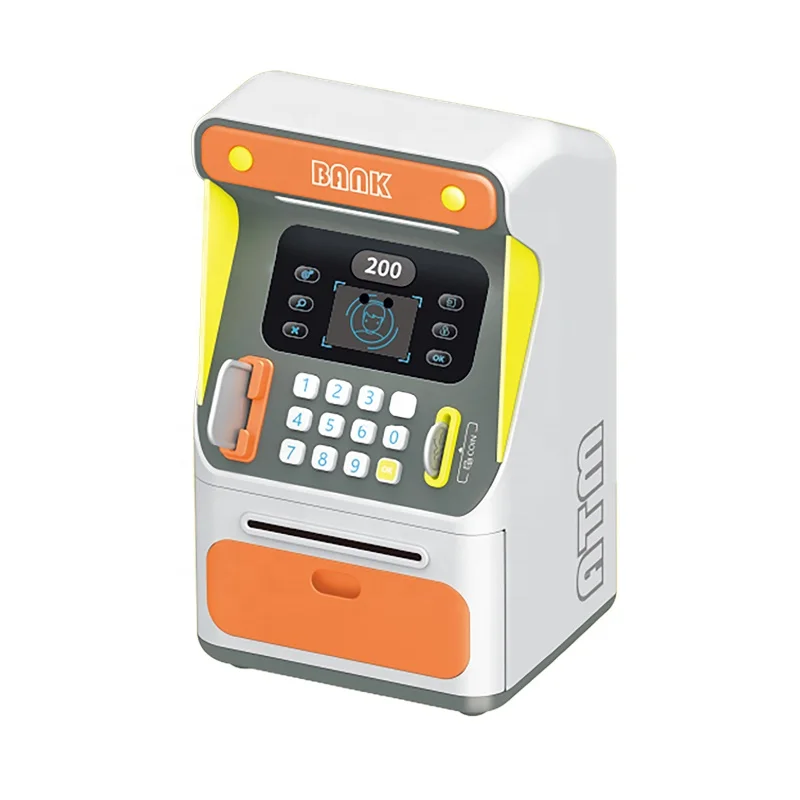 New Design Multifunction Saving ATM Money Bank Toy Kids Money Piggy Bank Face Recognition Money Box