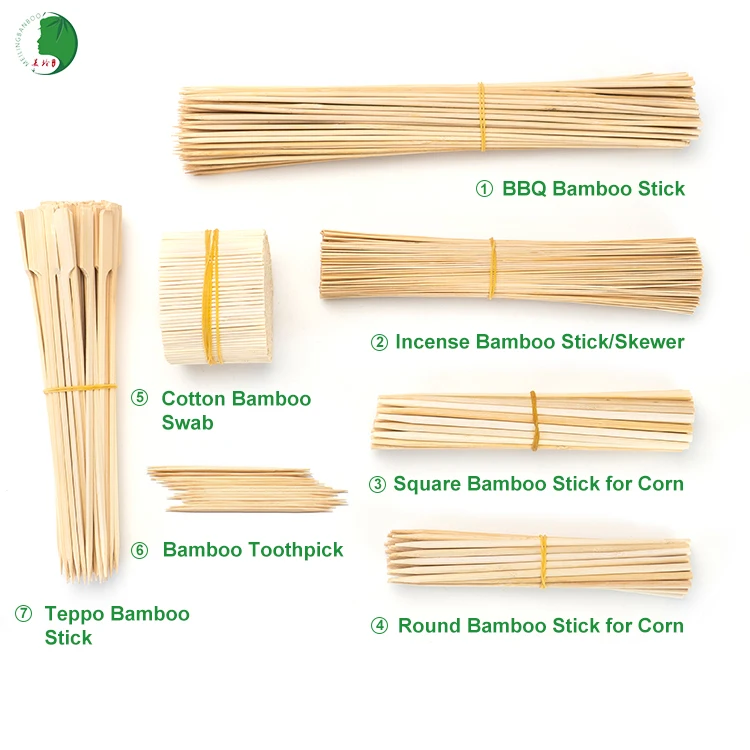 Customized Falcon Marshmallow Roasting Sticks Smores Brazilian BBQ Machine Bamboo Knot Skewers 24cm and Toothpicks Importers