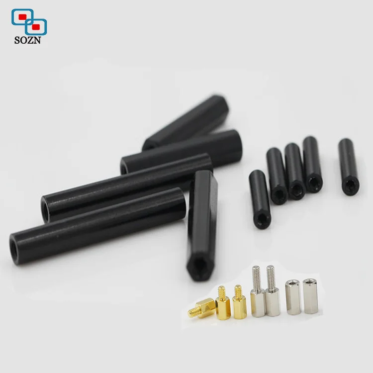 Free Sample customized thread hex brass aluminum stainless steel male female support standoff spacer