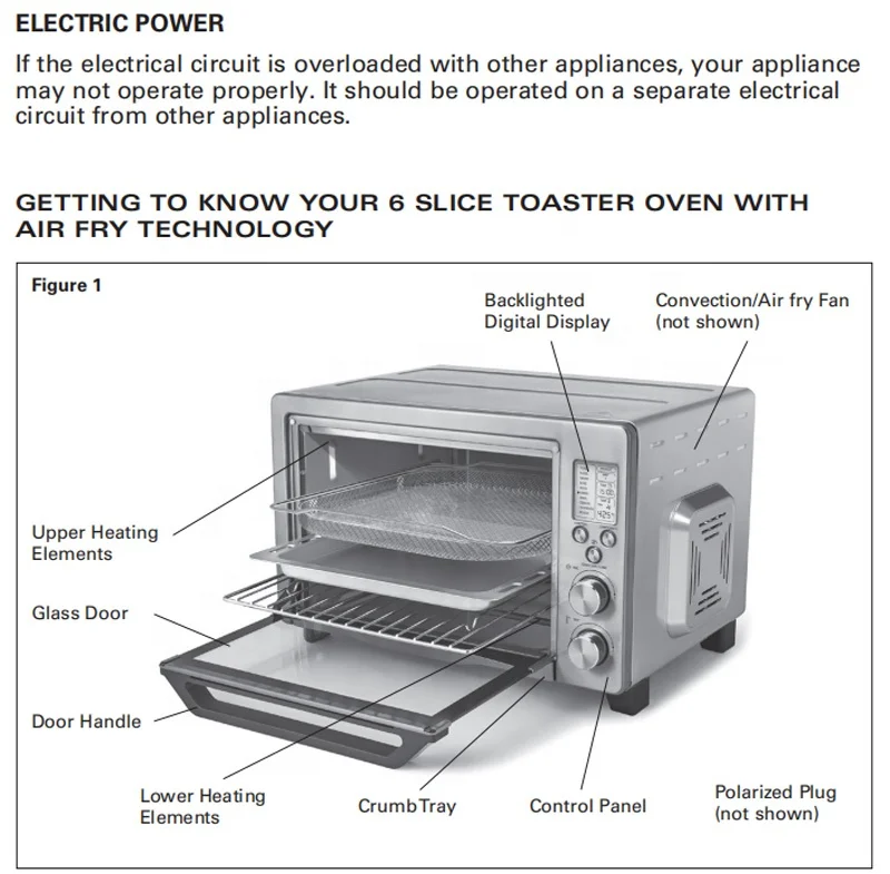 multi-functional household healthy cooking large capacity air fryer oven