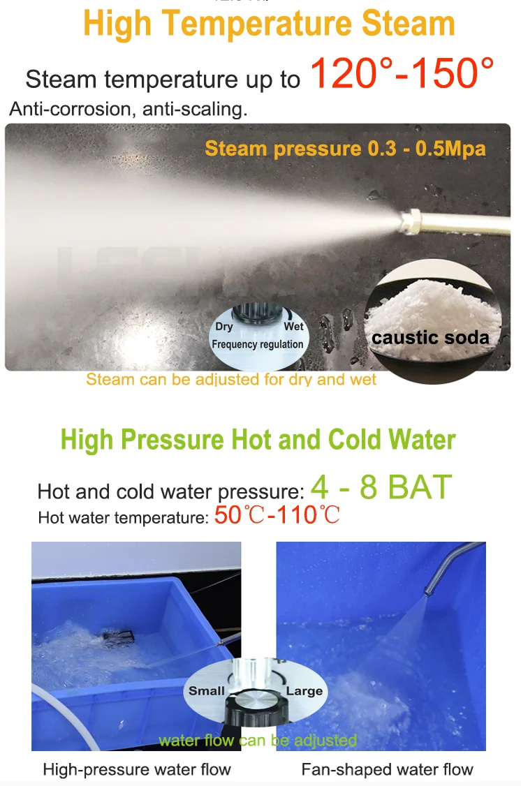 Vapor jet home appliance steam cleaner high pressure cleaning machine for ac parts spare refrigerator with wheels