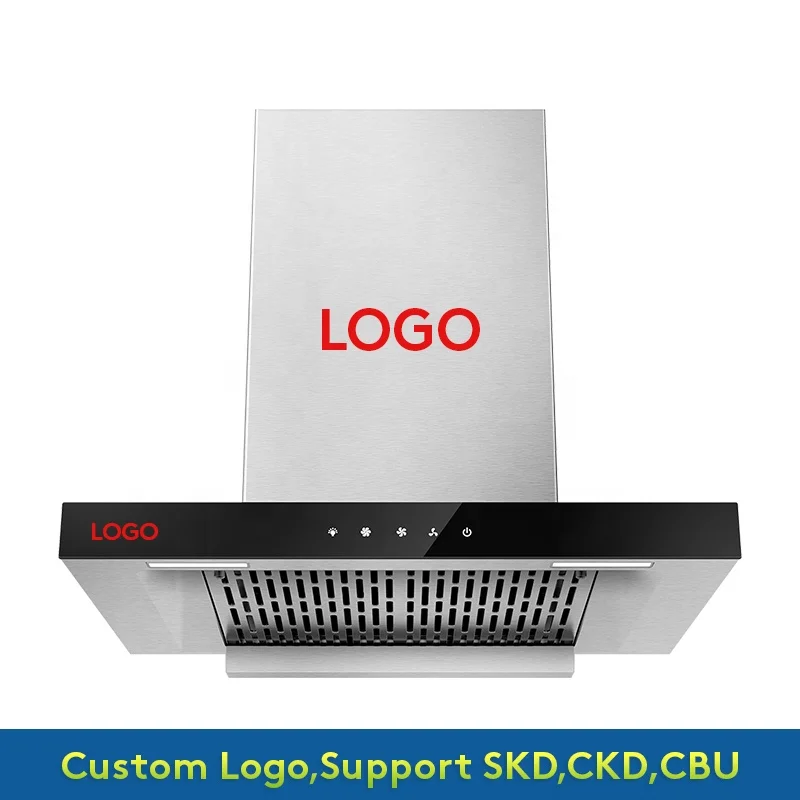 30-дюймовая нержавеющая сталь с сенсорным управлением для коммерческих ресторанов Вытяжная дымоходная
