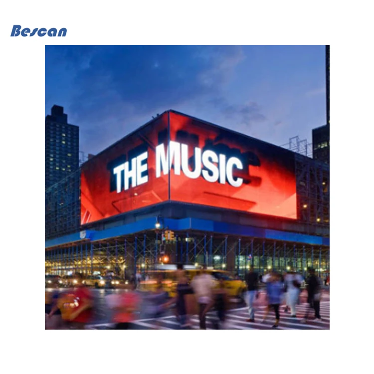 Bescan 45 Degree Angle P2.5 160x160mm 64x64 Dots Led Module For 90 Degrees Right Angle Led Advertising Video Screen