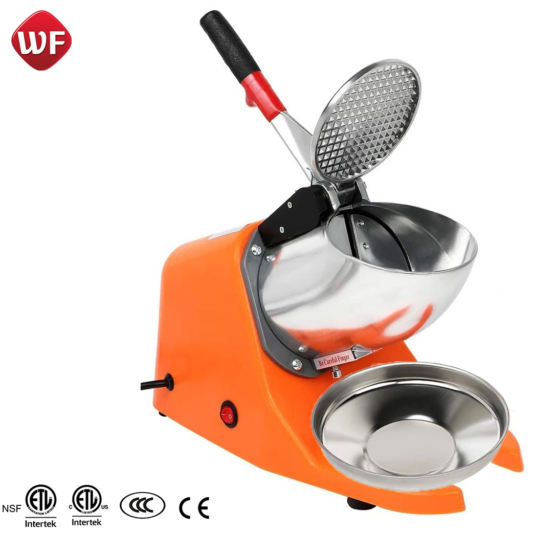 WF-A109F Electric Ice Shredder Machine Ice Cone Machine Used Snow Cone Machine with ETL CE Certificates