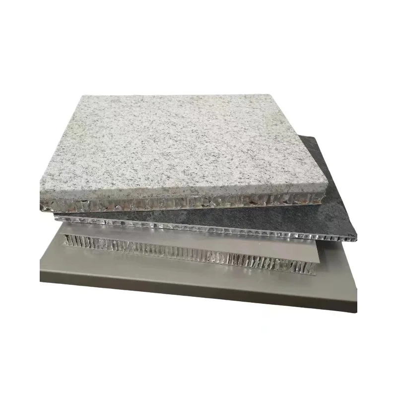 Modern Design Natural Stone Fiberglass Aluminium Honeycomb Composite Panel Fireproof and Anti-Static
