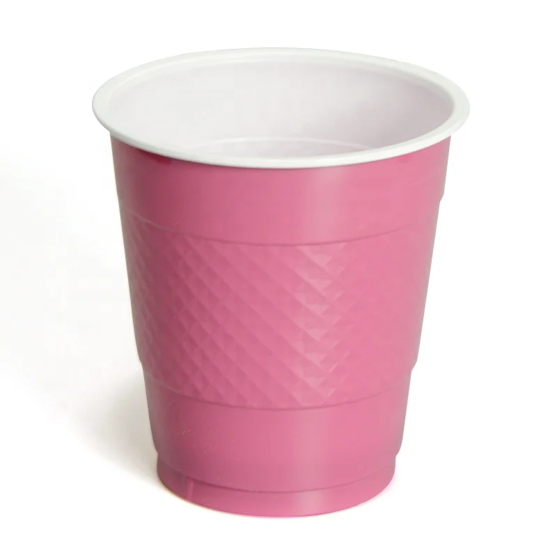 
355ml Double Wall Disposable Plastic Cup Christmas Party Cup 