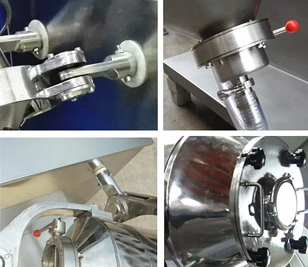 CE industrial 3d three dimensional food powder mixer mixing machine stainless steel lab chemical rotation blender equipment