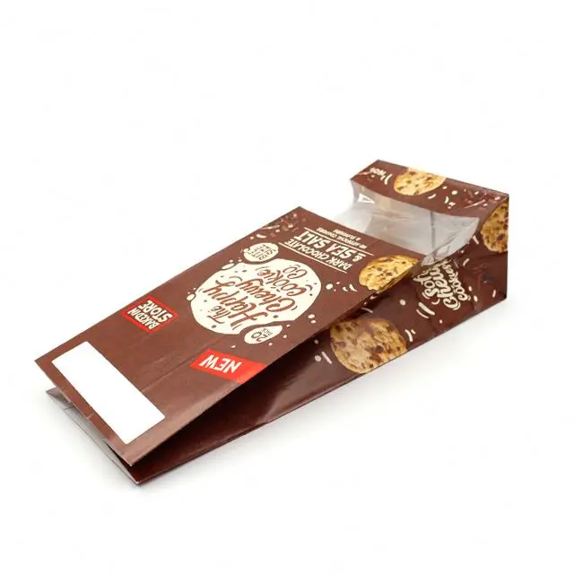 Selling well all over the world new design Brown Kraft Paper Bag,popular design kraft paper food bag