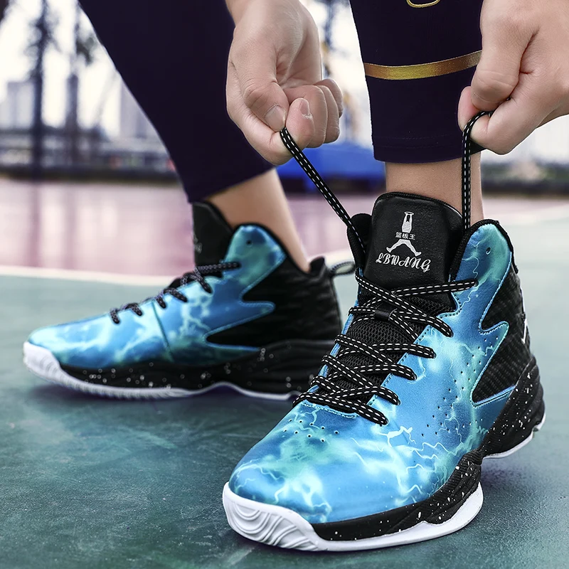 Лучшая мужская новая дышащая Баскетбольная обувь, мужская баскетбольная спортивная обувь