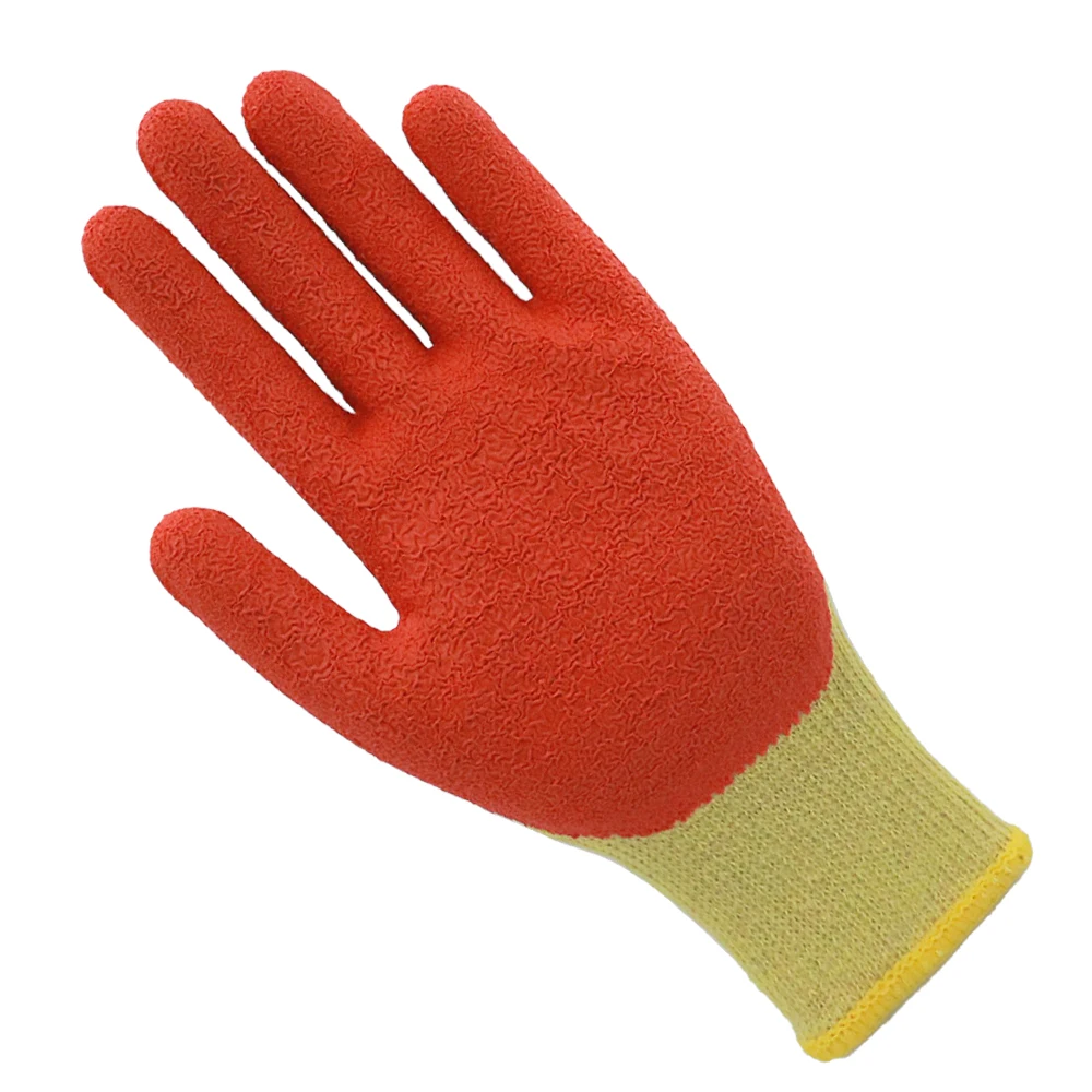 ENTE SAFETY Hot Selling Non-slip Latex Construction Safety Gloves Wear-resistant Comfortable Breathable Non-slip En388 Gloves