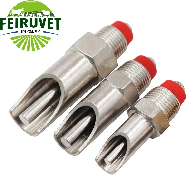 Animal stainless steel pig drinking system pig nipple drinker made of 304 stainless steel