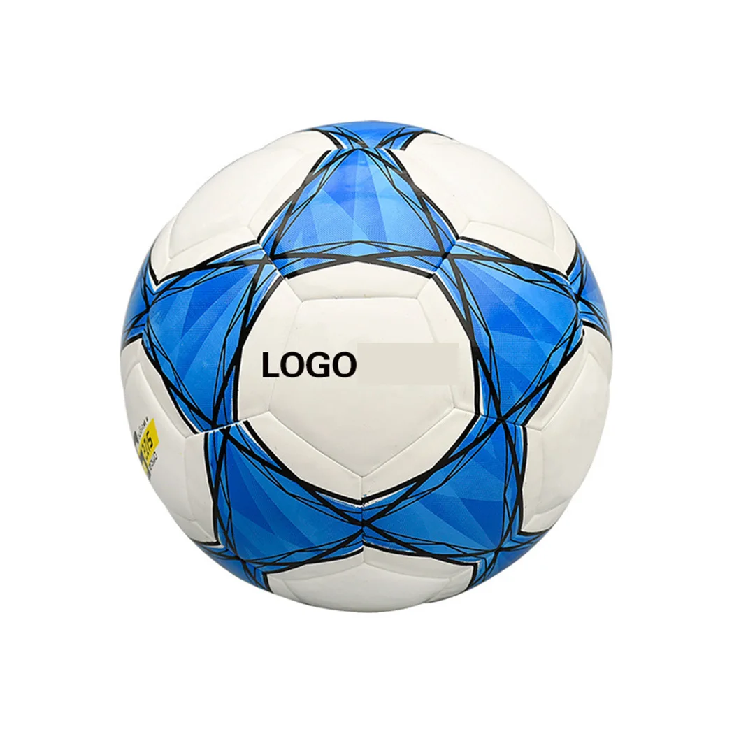 Custom Printed Outdoor Football Ball Size 5 Synthetic PU/PVC Laminated Official Size Training Football & Soccer