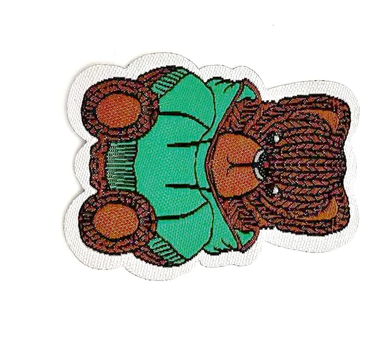 Wholesale Chenille Embroidered Badges Custom logo Embroidery Patches with Iron On Backing