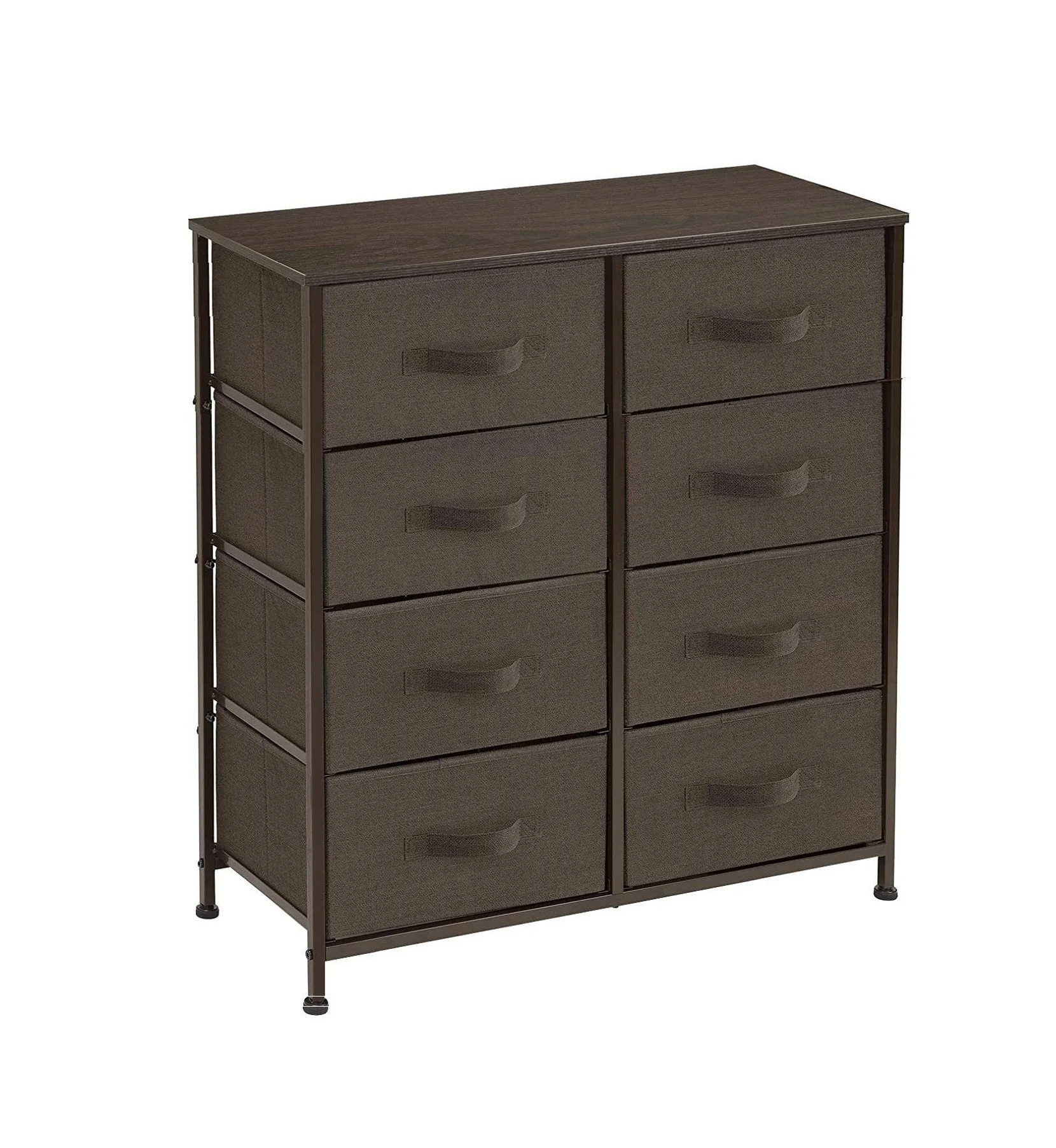 
 Комод с 8 ящиками-мебель для хранения комод для спальни, прихожей, шкафа, офисной организации-стальная рама  