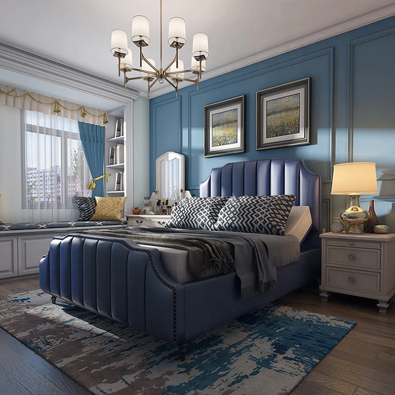 Раздельная складная Массажная кровать регулируемая с 16 клавишами беспроводной пульт дистанционного управления