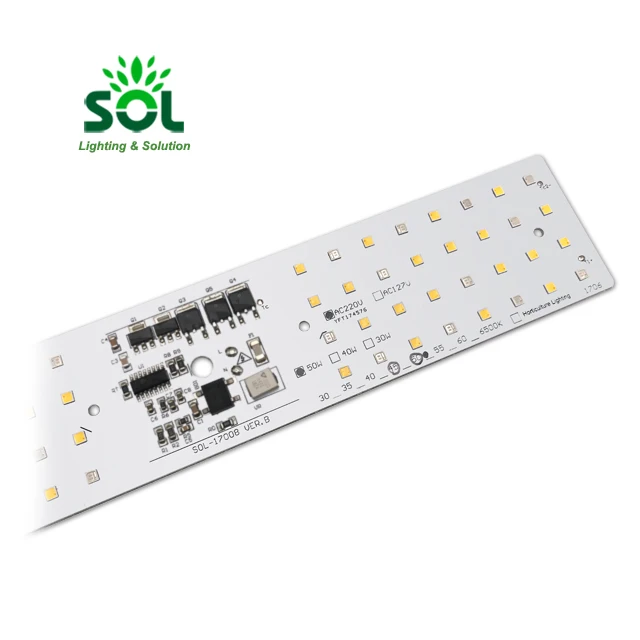 Hot Selling 50W 220V COB SMD 3030 PCB LED Grow Light full spectrum