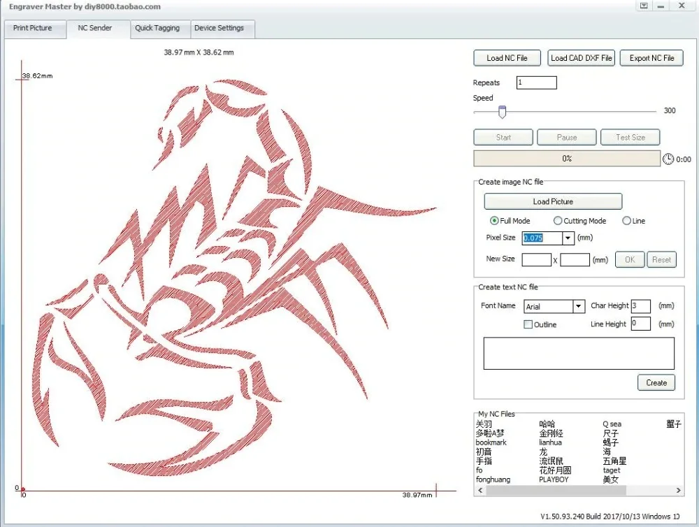 Mini Laser Engraving and Cutting Machine Mobile Screen Protector Gold Tempered Glass Mark 4030 Small Business Leather White Blue