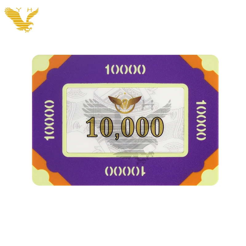 YH Casino Product Manufacturers Nylon China Numbered Poker Chips Game