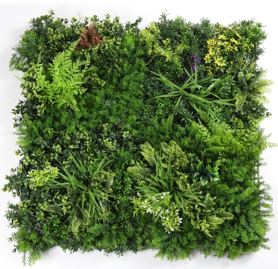 Plastic Green Wall Landscape hanging artificial plant wall foliage backdrop Easily Assemble hedge