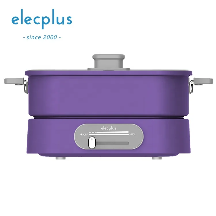 3L self heating pan multifunction pot  pan stove electric hot pan Electric Skillets kitchen electric mini hot pot