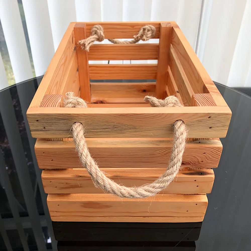 Custom cheap wood crate storage book wood crate box convenient wooden crates wholesale
